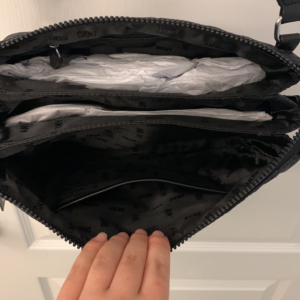 DKNY Puffy Quilt Nylon Crossbody - Picture 13 of 17